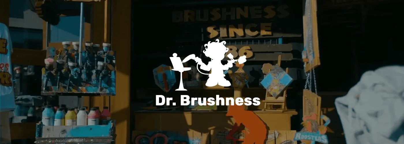 Het logo van Brushness, klant van Vimonto
