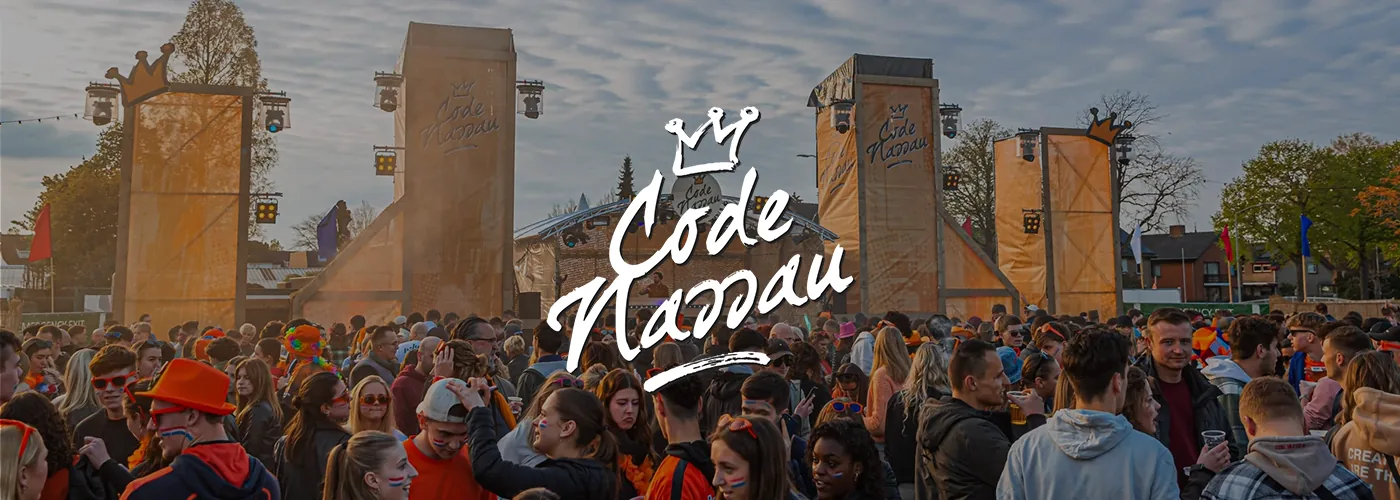 Het logo van Code Nassau Festival, klant van Vimonto